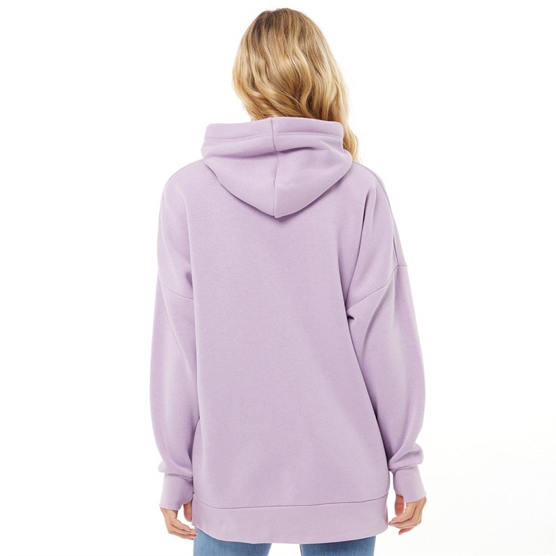 Buy Bench Womens Dayla Longline Hoodie Lavender