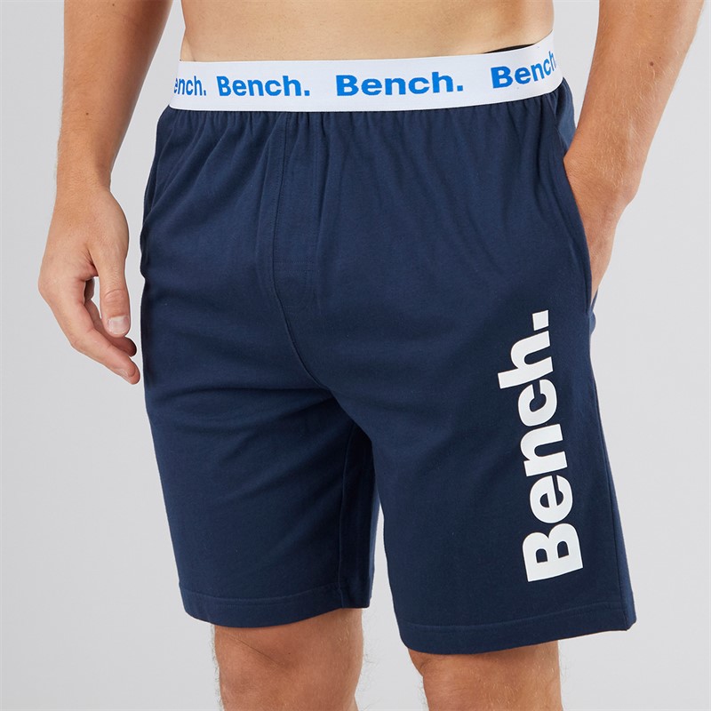 Buy Bench Mens United Tshirt And Shorts Loungewear Set Royal/Navy
