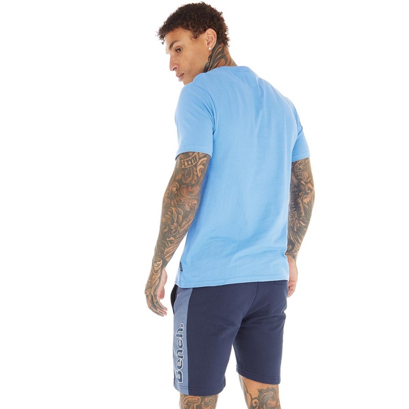 Buy Bench Mens Morba TShirt And Shorts CoOrd Denim/Navy
