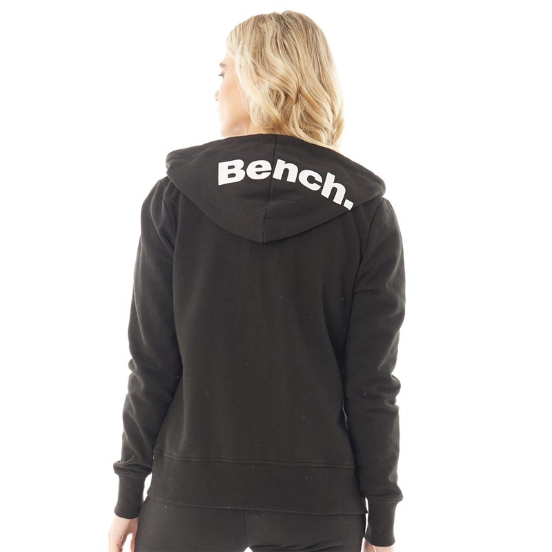 Buy Bench Womens Belleville Zip Through Hoodie Black