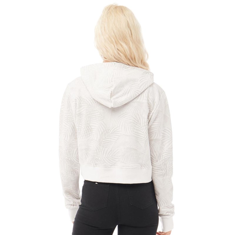 Buy Bench Womens Capella Cropped Hoodie White