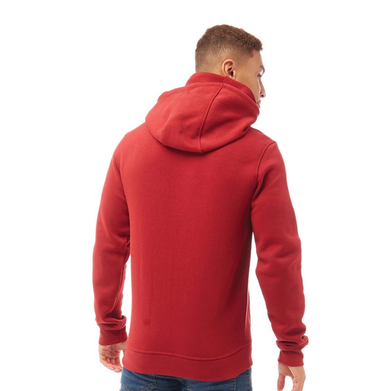Buy Bench Mens Snood Ivor Hoodie Red
