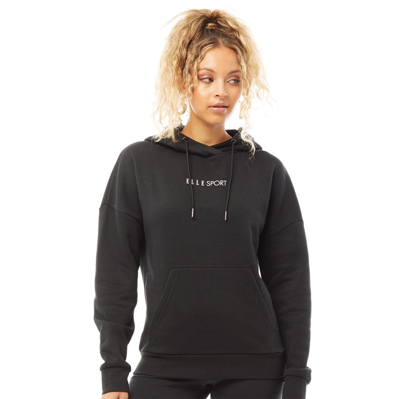 Buy ELLE SPORT Womens Overhead Hoodie Black