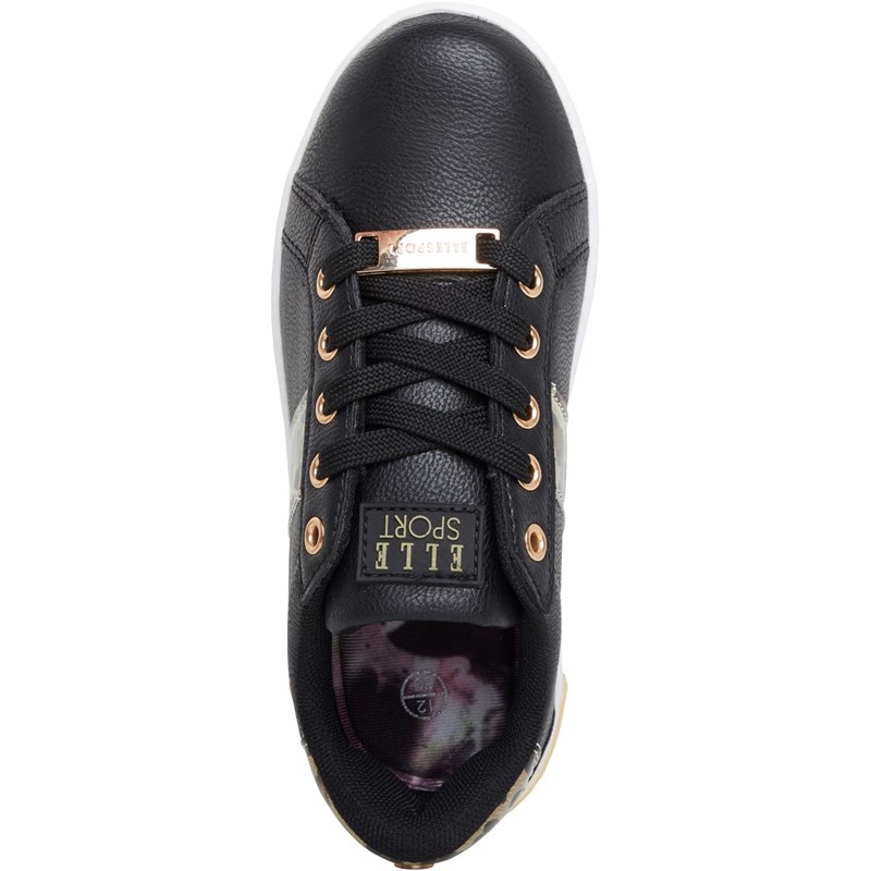 ELLE SPORT Baskets Fille Noir