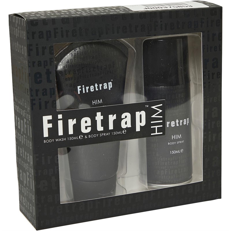 Buy Firetrap Mens 150ml Body Wash And 150ml Body Spray Multi