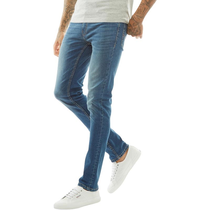 Buy Firetrap Mens Skinny Jeans Mid Blue