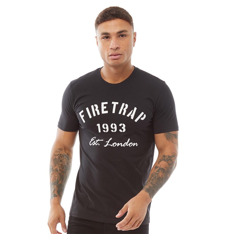 Buy Firetrap Mens Urban TShirt Black