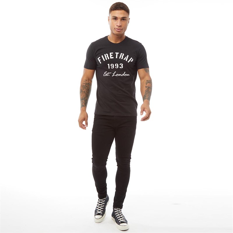 Buy Firetrap Mens Urban TShirt Black