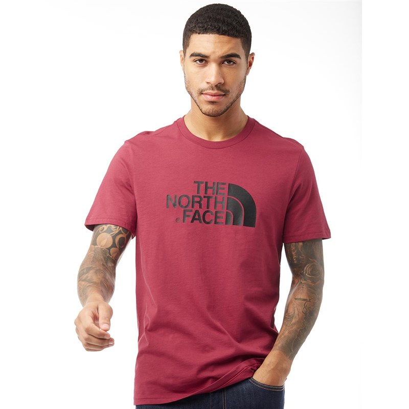 Buy THE NORTH FACE Mens Easy TShirt Rumba Red