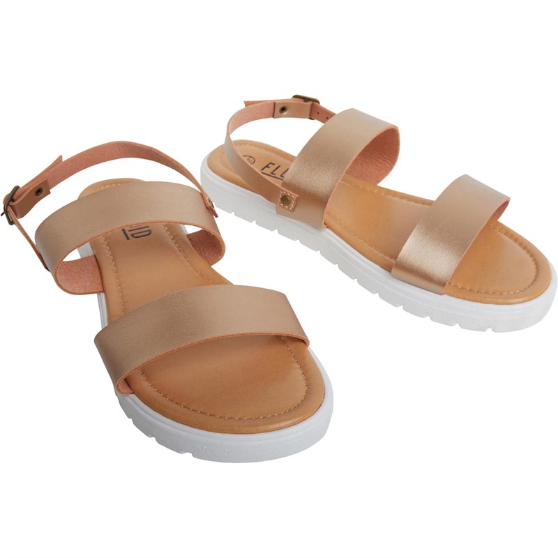 Buy Fluid Womens Metallic Sport Sandals Rose Gold
