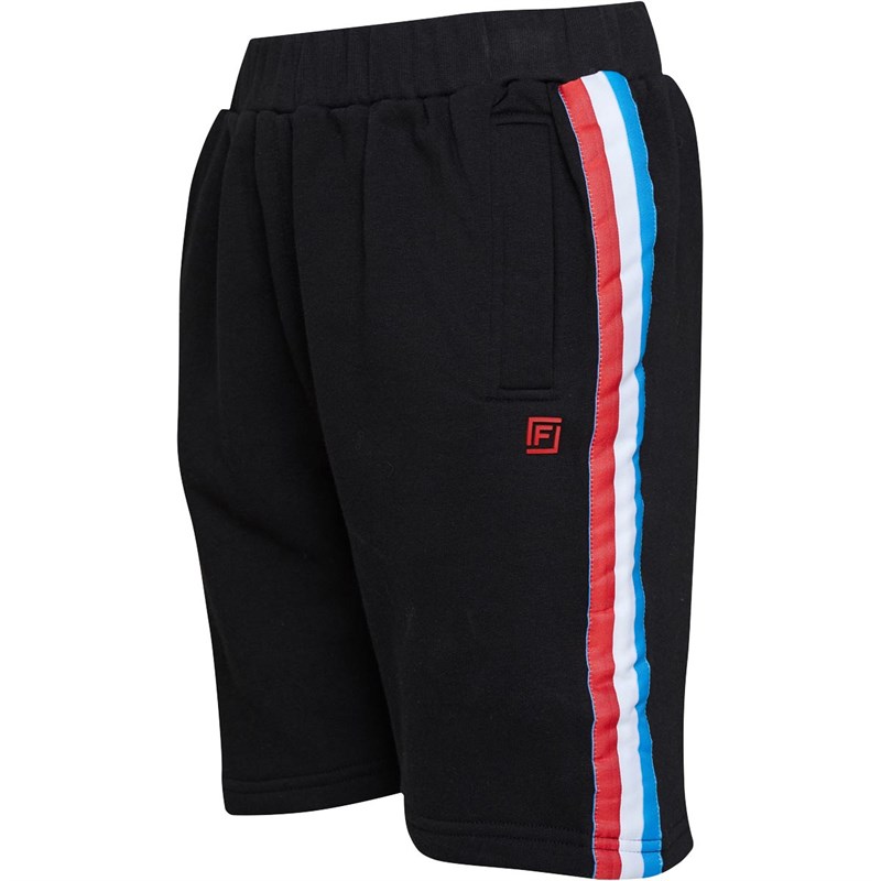 Fluid Jungen Jersey Shorts Schwarz