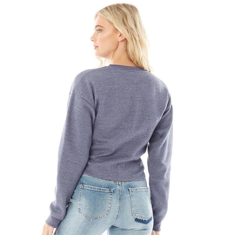 Fluid Damen Sweatshirt Verblasstes Blau