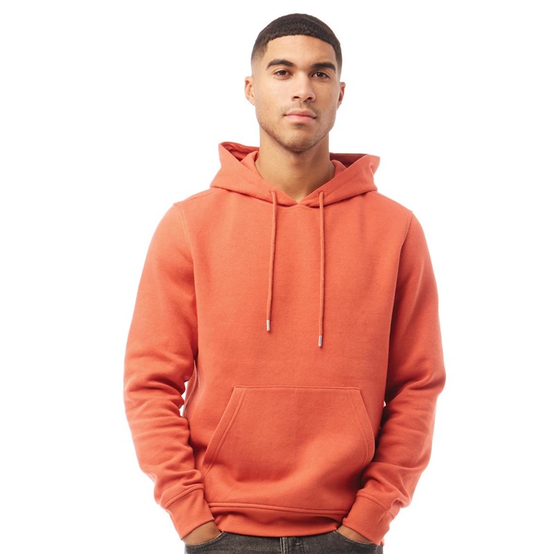 Buy Fluid Mens Cotton/Recycled Polyester Hoodie Salmon