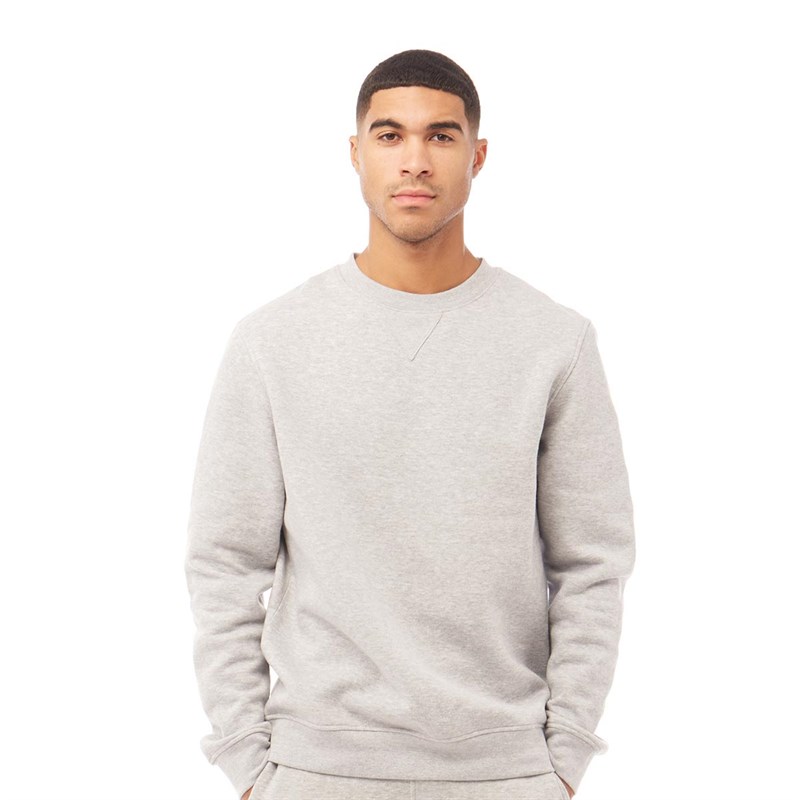 Buy Fluid Mens Cotton/Recycled Polyester Crew Neck Sweatshirt Light