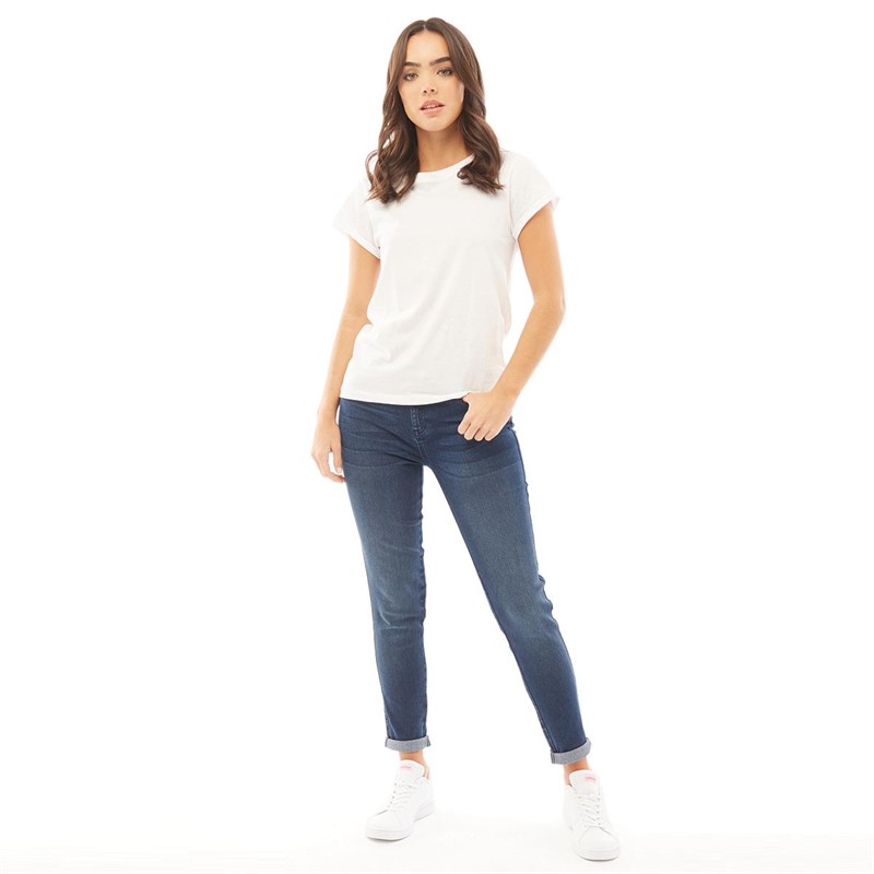 Buy Fluid Womens Skinny Jeans Dark Blue