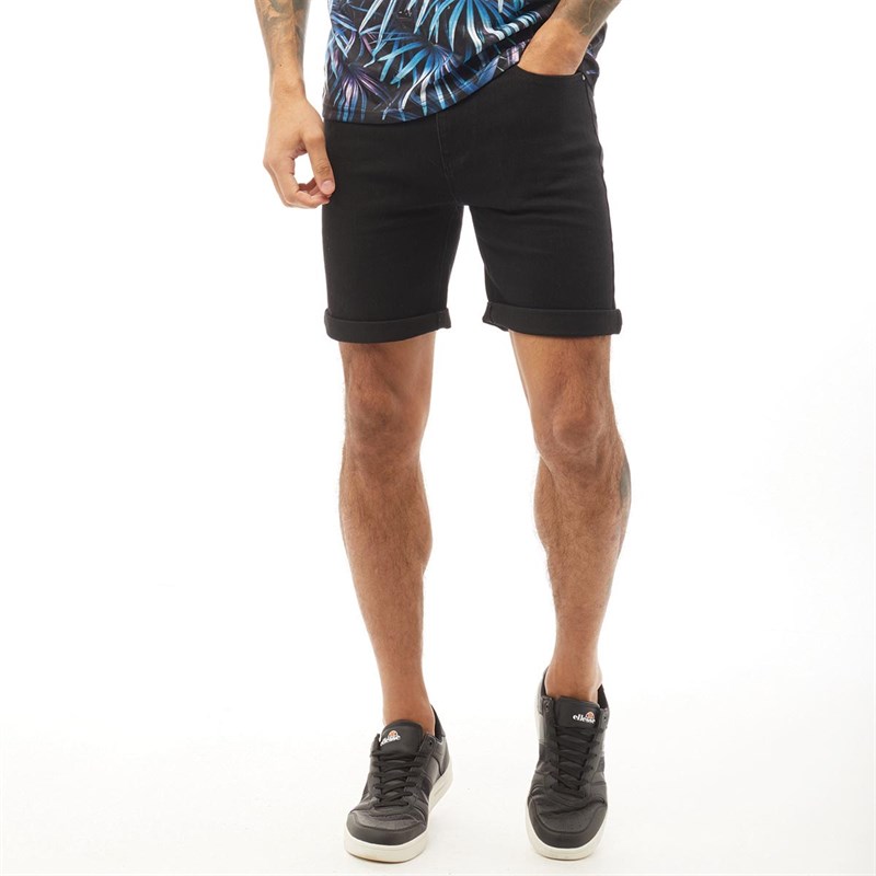 Buy Fluid Mens Stretch Twill Shorts Black