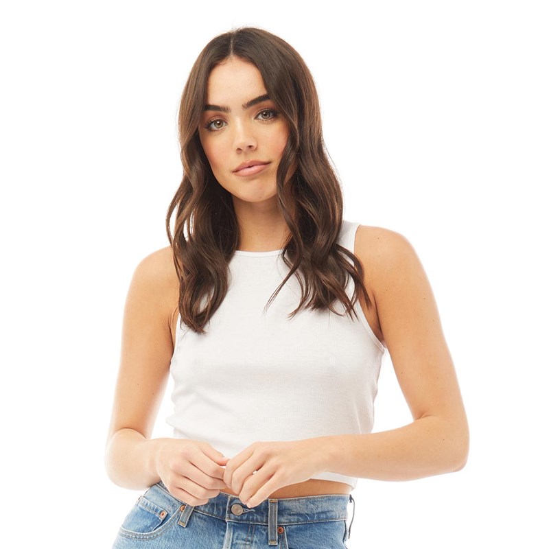 Buy Fluid Womens Cropped Vest White