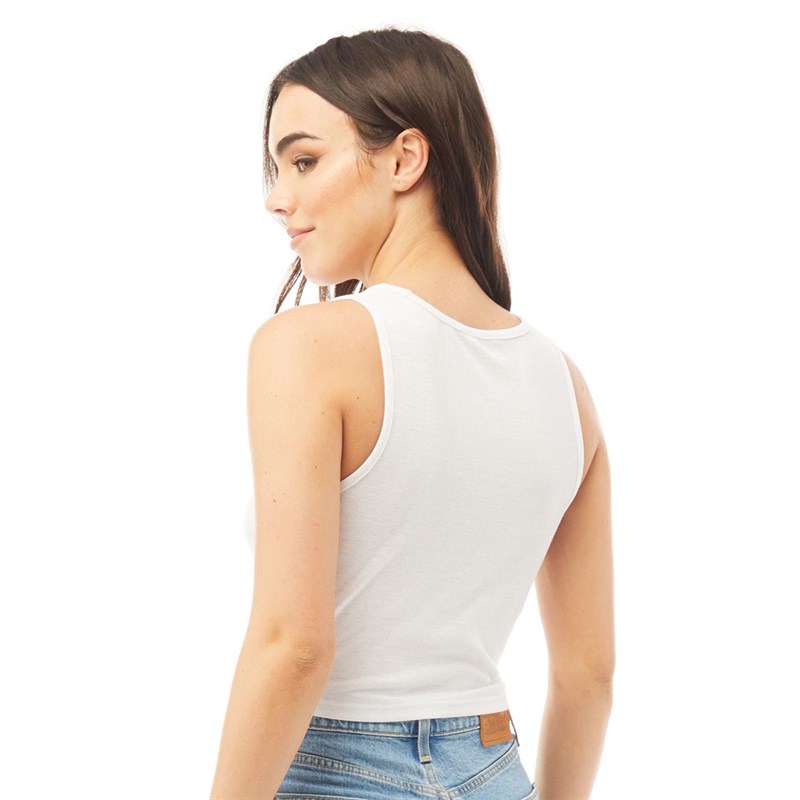 Buy Fluid Womens Cropped Vest White