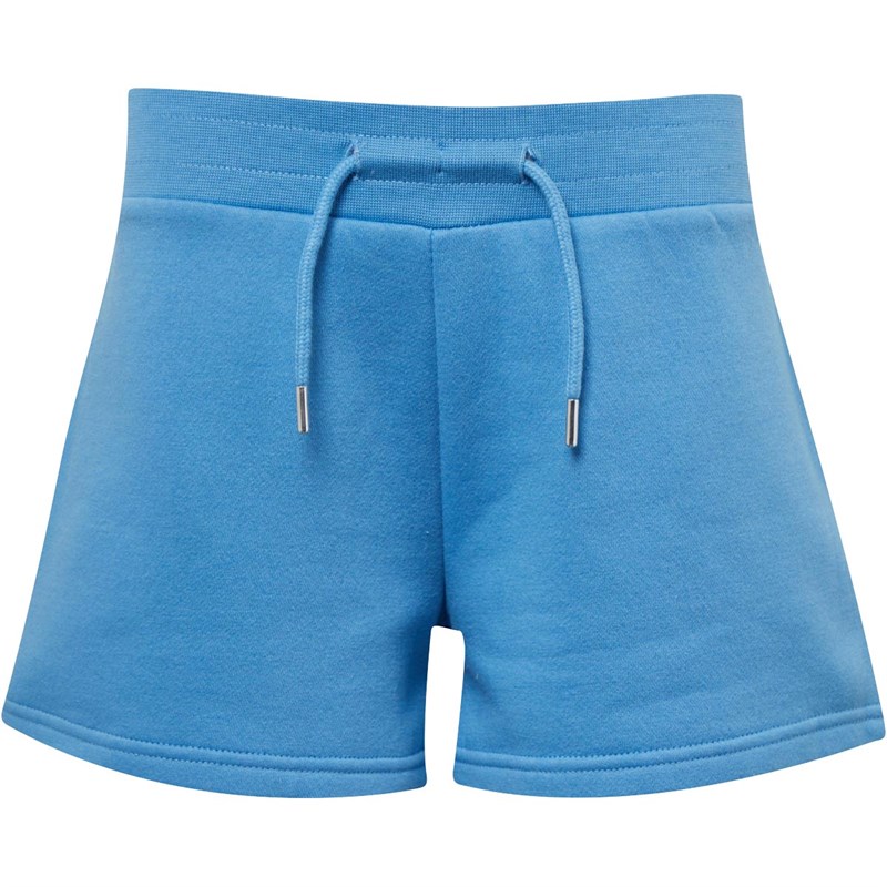 Buy Fluid Junior Cotton/Recycled Polyester Fleece Shorts Blue