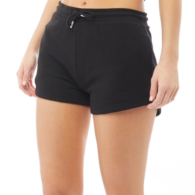 Buy Fluid Womens Cotton/Recycled Polyester Fleece Shorts Black