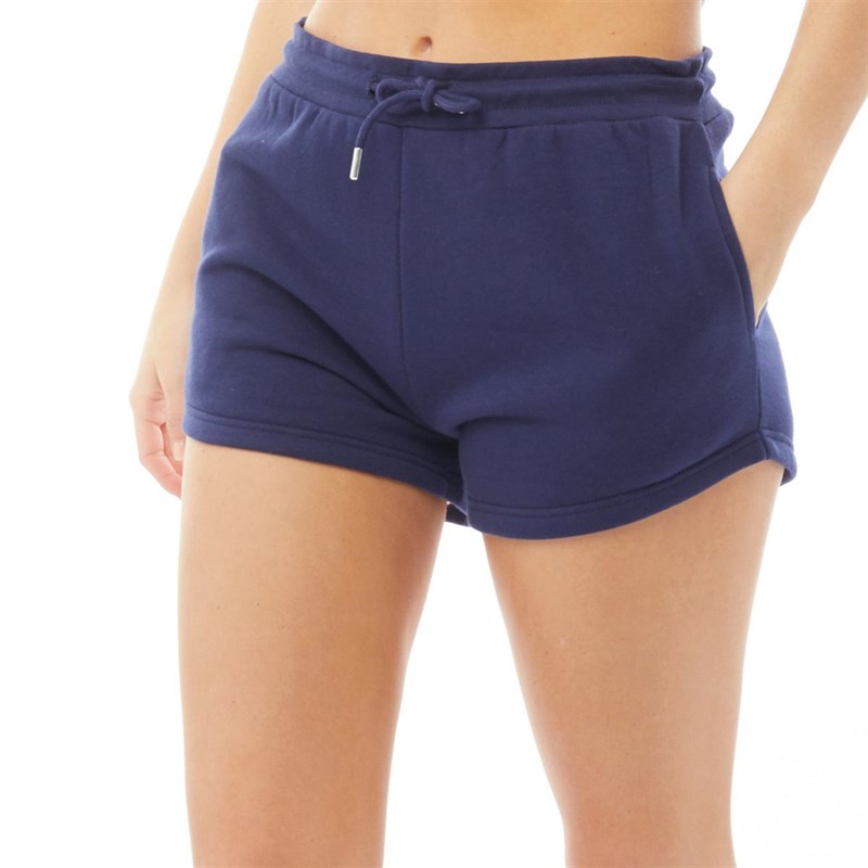 Buy Fluid Womens Cotton/Recycled Polyester Fleece Shorts Navy