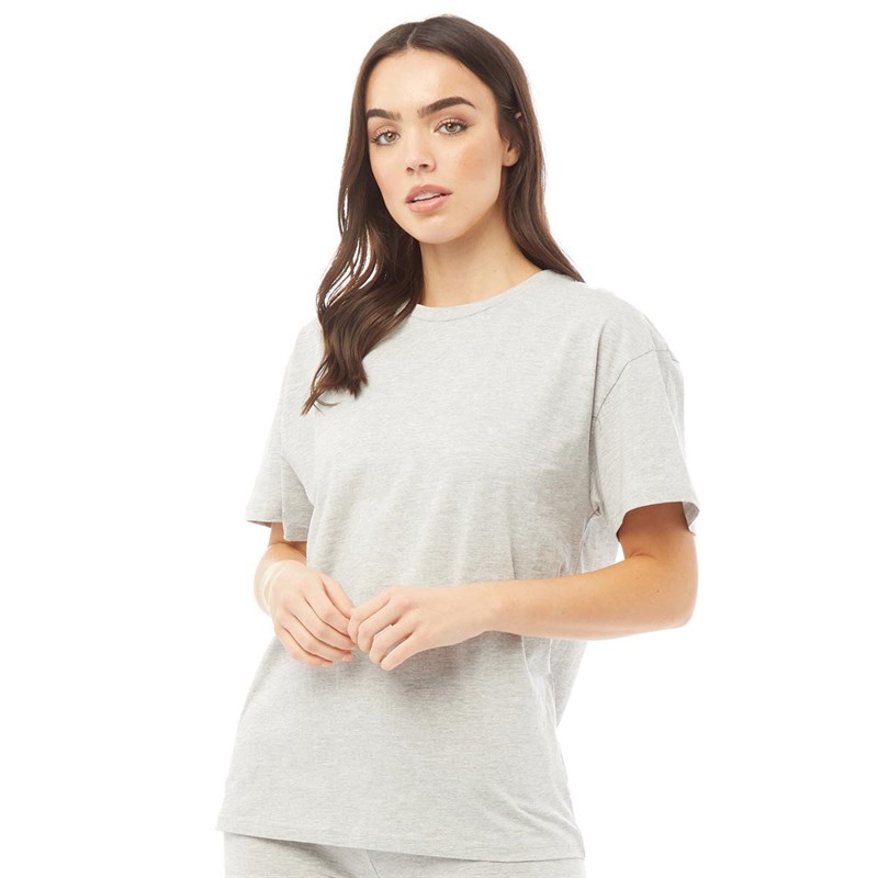 Buy Fluid Womens Organic Cotton TShirt Grey Marl