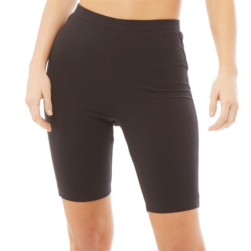 Buy Fluid Womens Organic Cotton Elastane Cycle Shorts Black