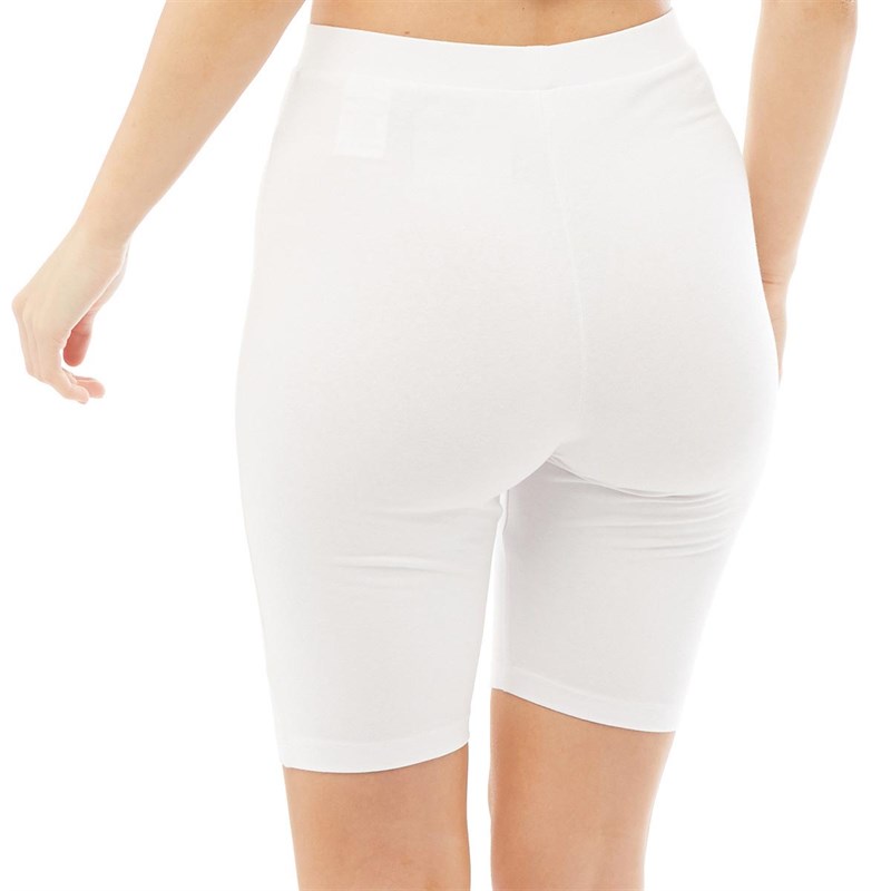 Buy Fluid Womens Organic Cotton/Elastane Cycle Shorts White