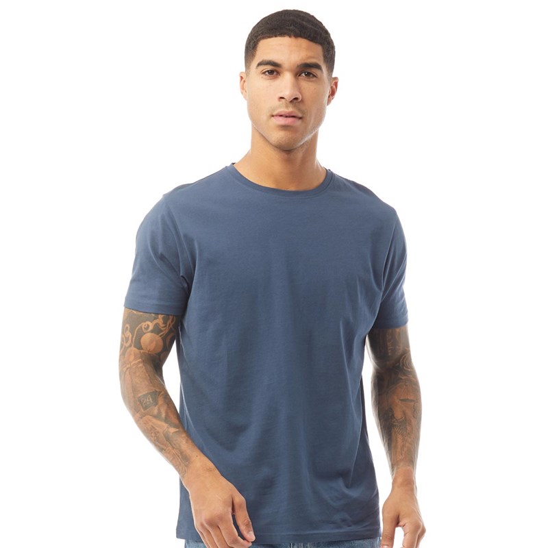 Buy Fluid Mens Organic Cotton TShirt Navy