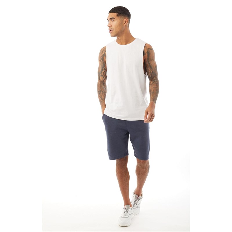 Buy Fluid Mens Organic Cotton Loose Fit Tank Vest White