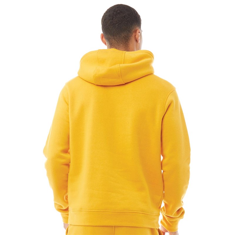 Buy Fluid Mens Cotton/recycled Polyester Fleece Hoodie Yellow