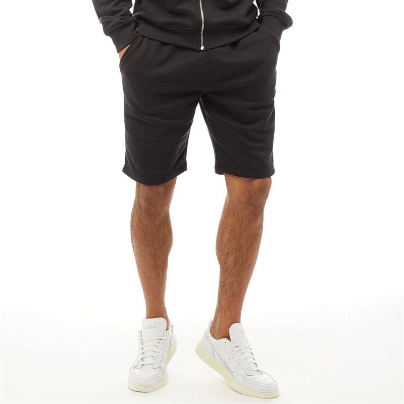 Buy Fluid Mens Cotton/Recycled Polyester Fleece Shorts Black