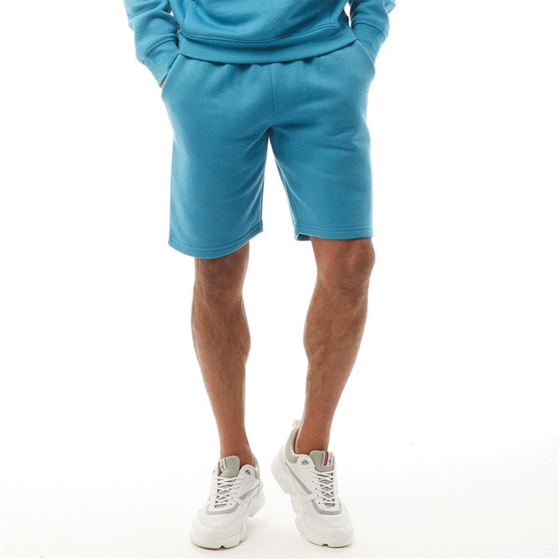 Buy Fluid Mens Cotton/Recycled Polyester Fleece Shorts Blue