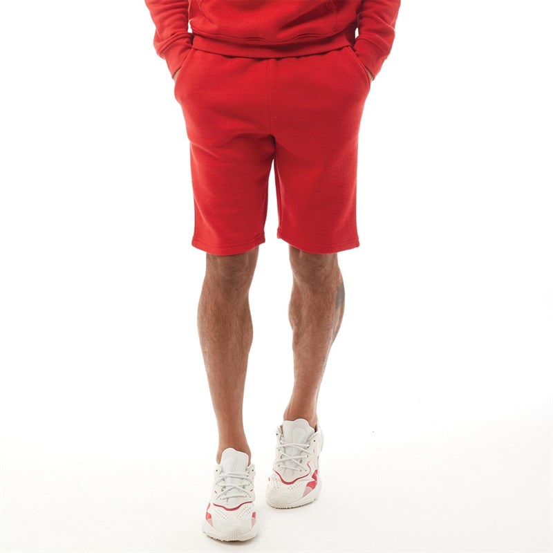 Buy Fluid Mens Cotton/Recycled Polyester Fleece Shorts Red