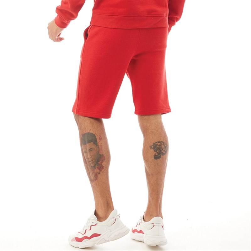 Buy Fluid Mens Cotton/Recycled Polyester Fleece Shorts Red