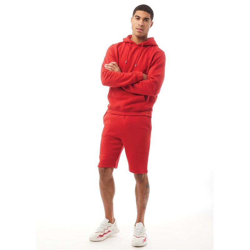 Buy Fluid Mens Cotton/Recycled Polyester Fleece Shorts Red