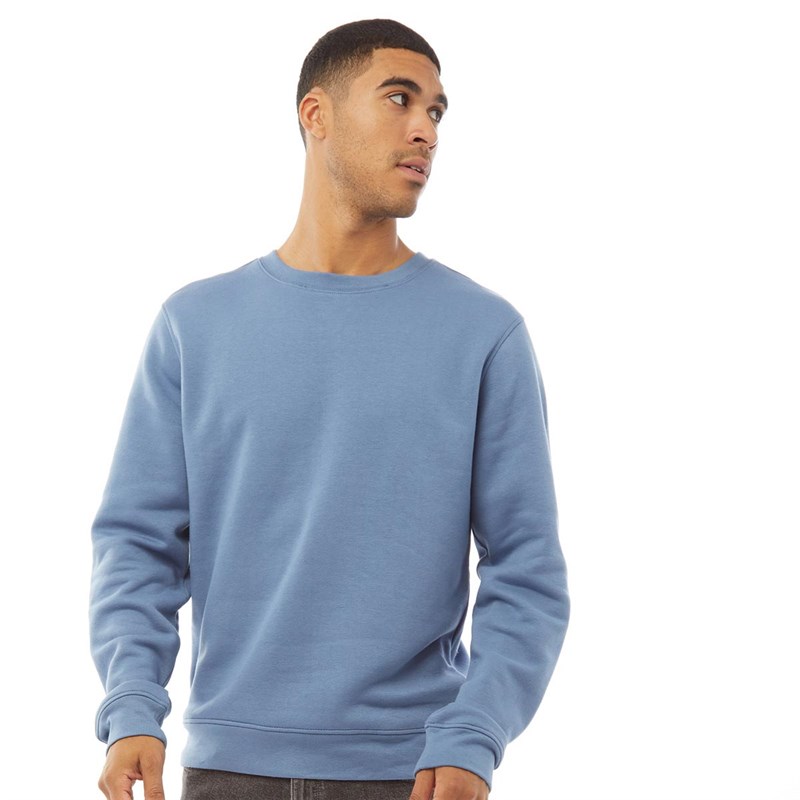 Buy Fluid Mens Cotton/Recycled Polyester Fleece Crew Neck Sweatshirt