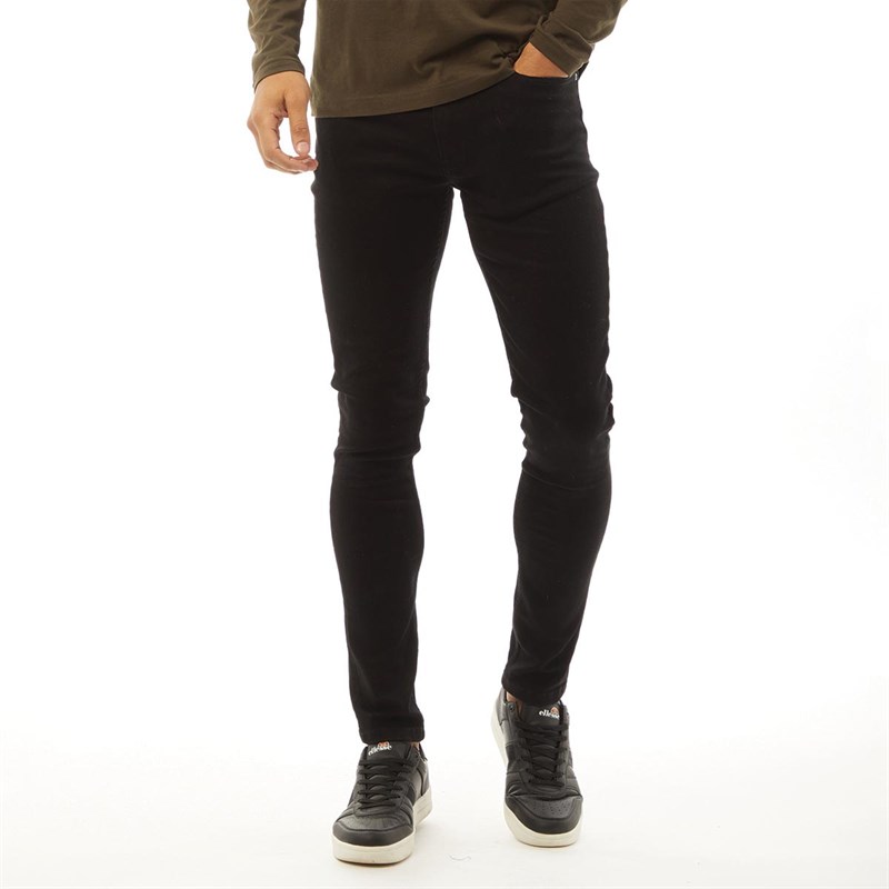 Buy Fluid Mens Skinny Fit Denim Jeans Black