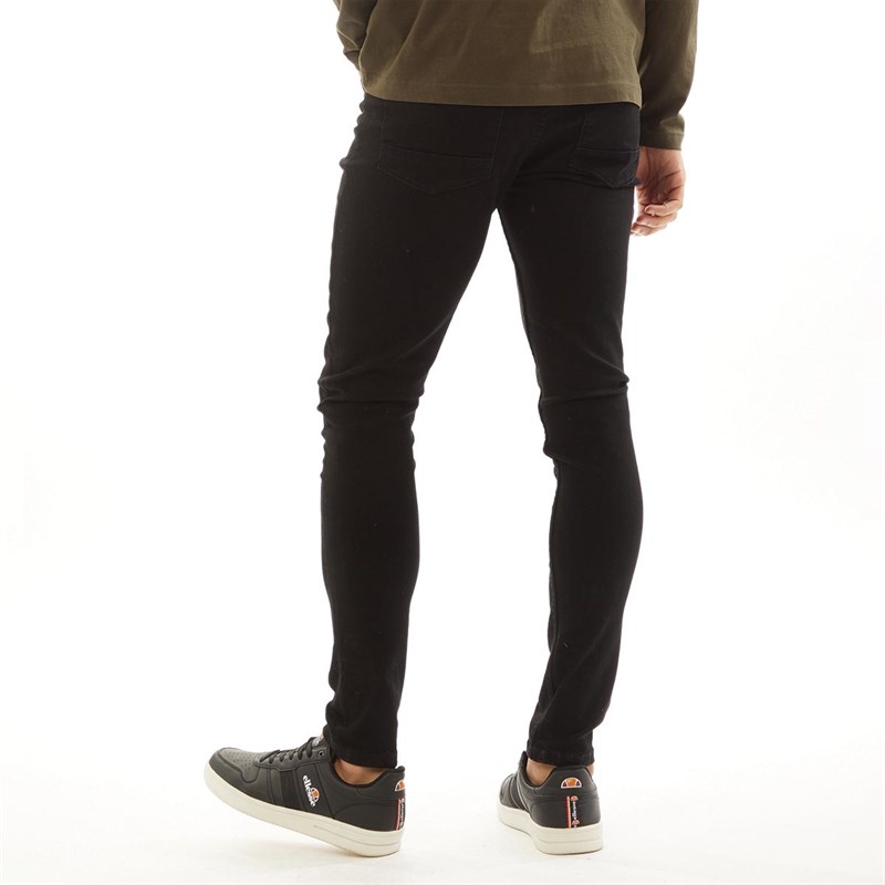 Buy Fluid Mens Skinny Fit Denim Jeans Black