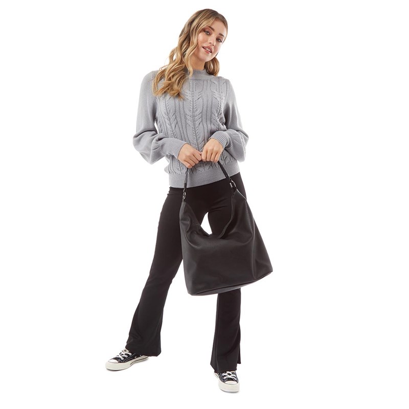 Buy Fluid Womens Slouch Tote Bag Black