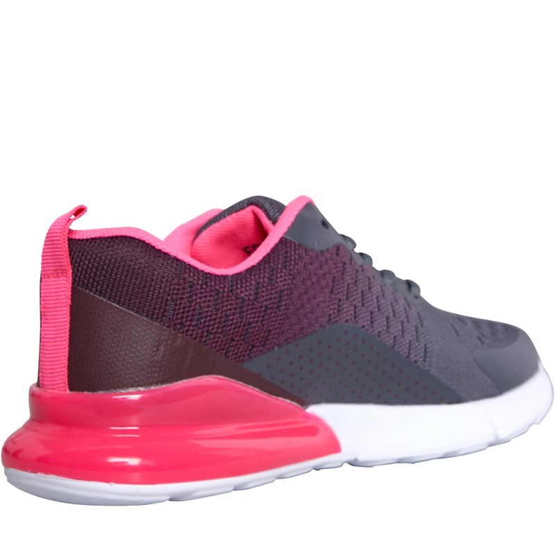 Buy Fluid Womens Trainers Grey/Pink