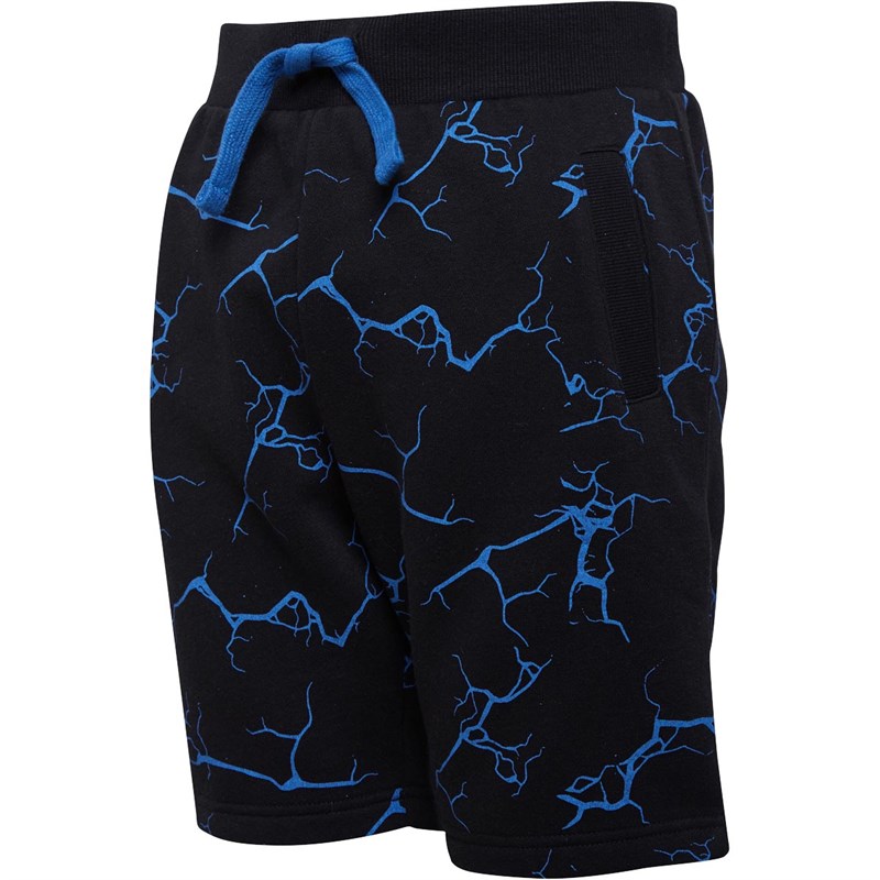 Fluid Jungen Jersey Shorts Schwarz