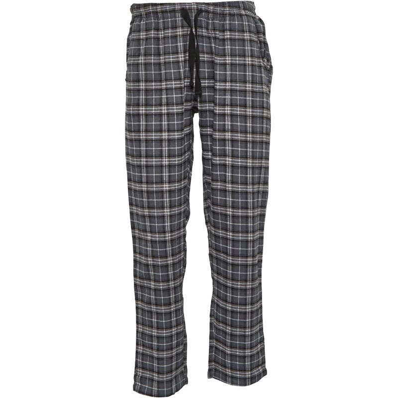 Buy Fluid Mens Pyjama Pants Black/Grey