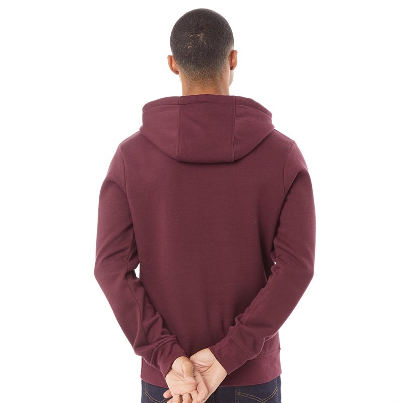 Buy Fluid Mens Stripe Chest Hoodie Tawny Port