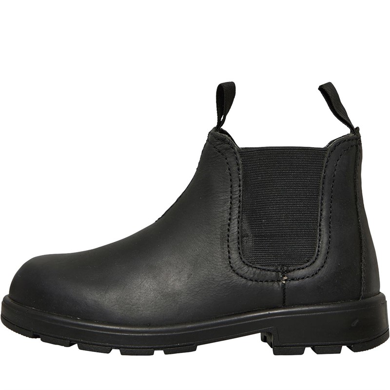 Buy Fluid Junior Boys Leather Dealer Boots Black