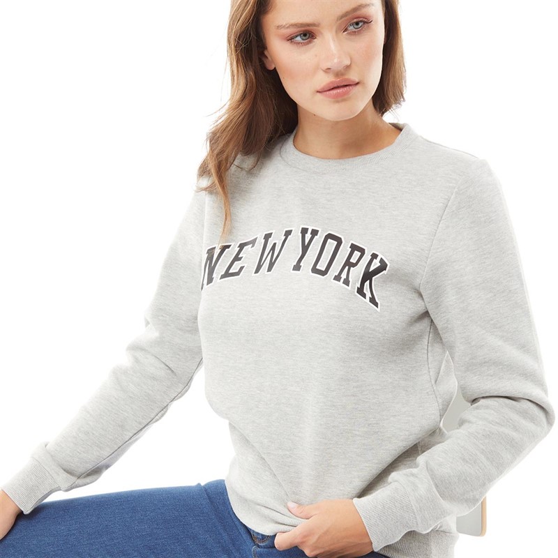 Buy Fluid Womens Collegiate Sweatshirt Grey