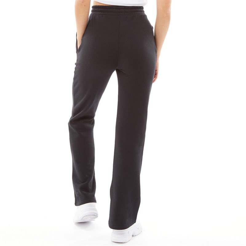 Fluid Damen Kick Flare Jogginghosen Schwarz