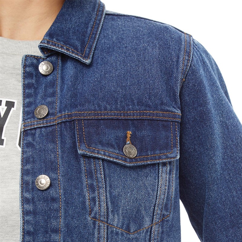 Buy Fluid Womens Denim Jacket Dark Wash