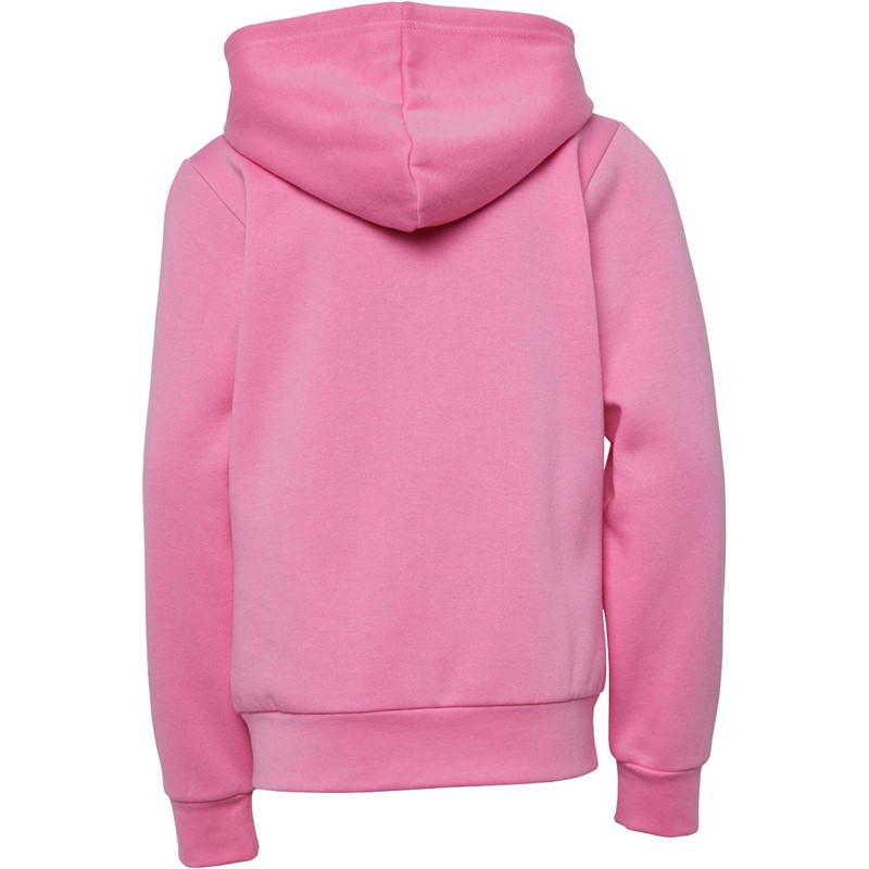 Buy Fluid Girls Zip Through Hoodie Pink
