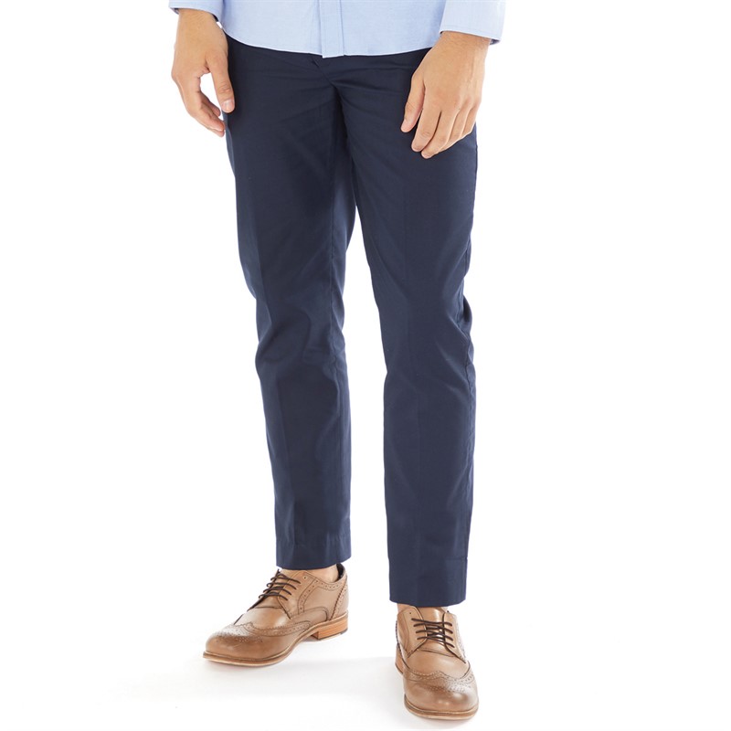 Buy Fluid Mens Slim Fit Trousers Navy